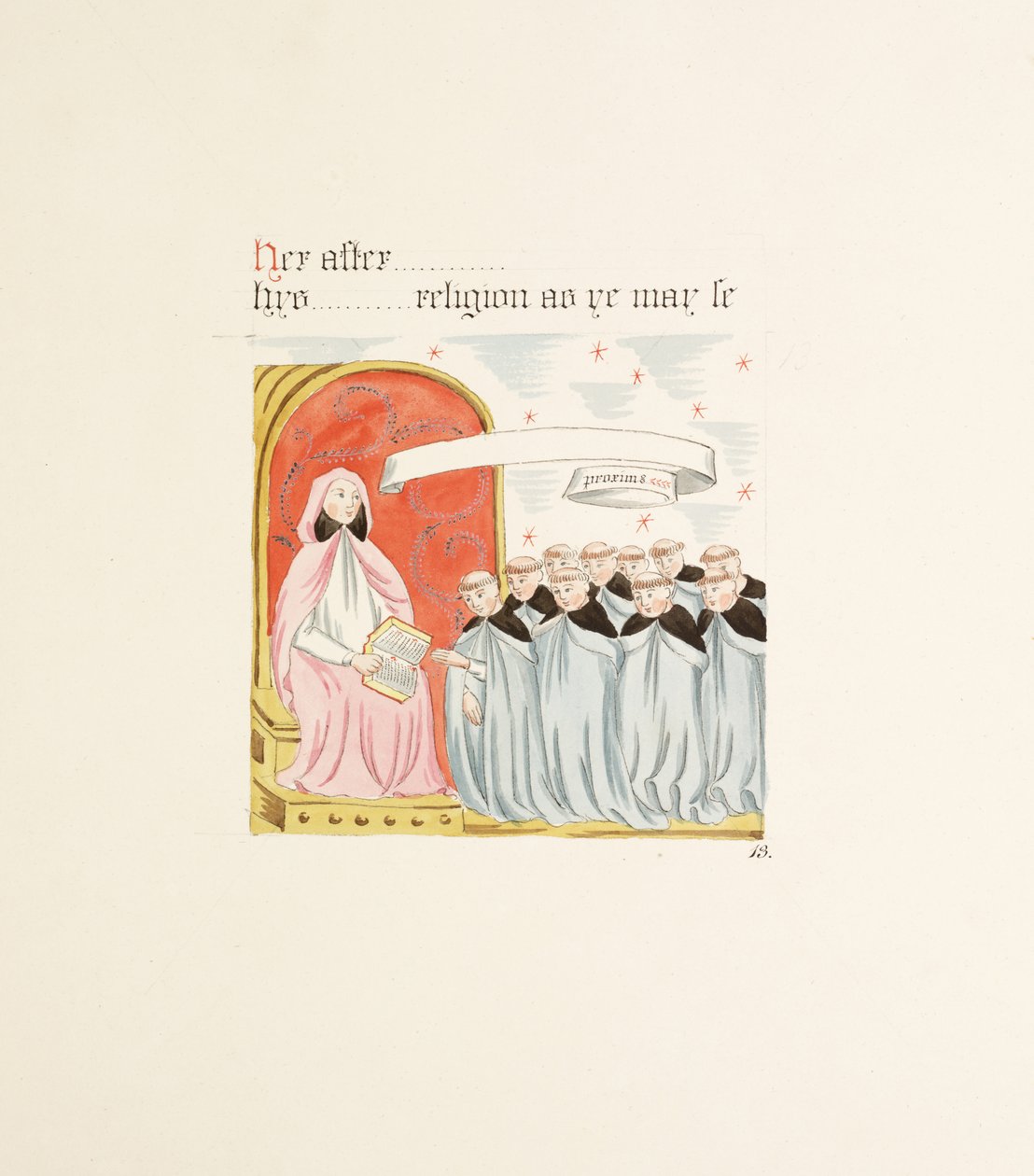 Ms. New Coll 380, f22r. Antikviteterna från Cathedral Church of Saint Mary, Carlisle, ritade av Robert Carlile, 1795 (penna och bläck och wc på papper) av Robert Carlile