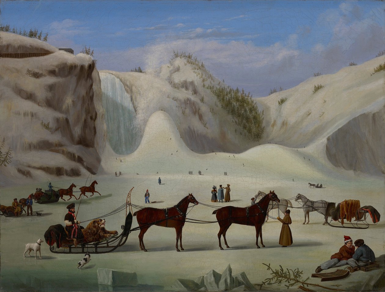 The Ice Cone, Montmorency Falls, Québec av Robert Clow Todd