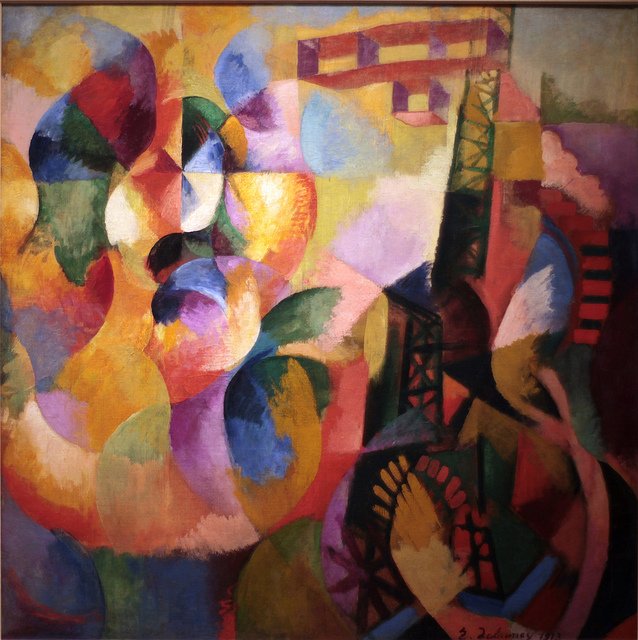  Soleil, Tour, AeroplanenEnglish: Sun, Tower, Airplanen  av Robert Delaunay
