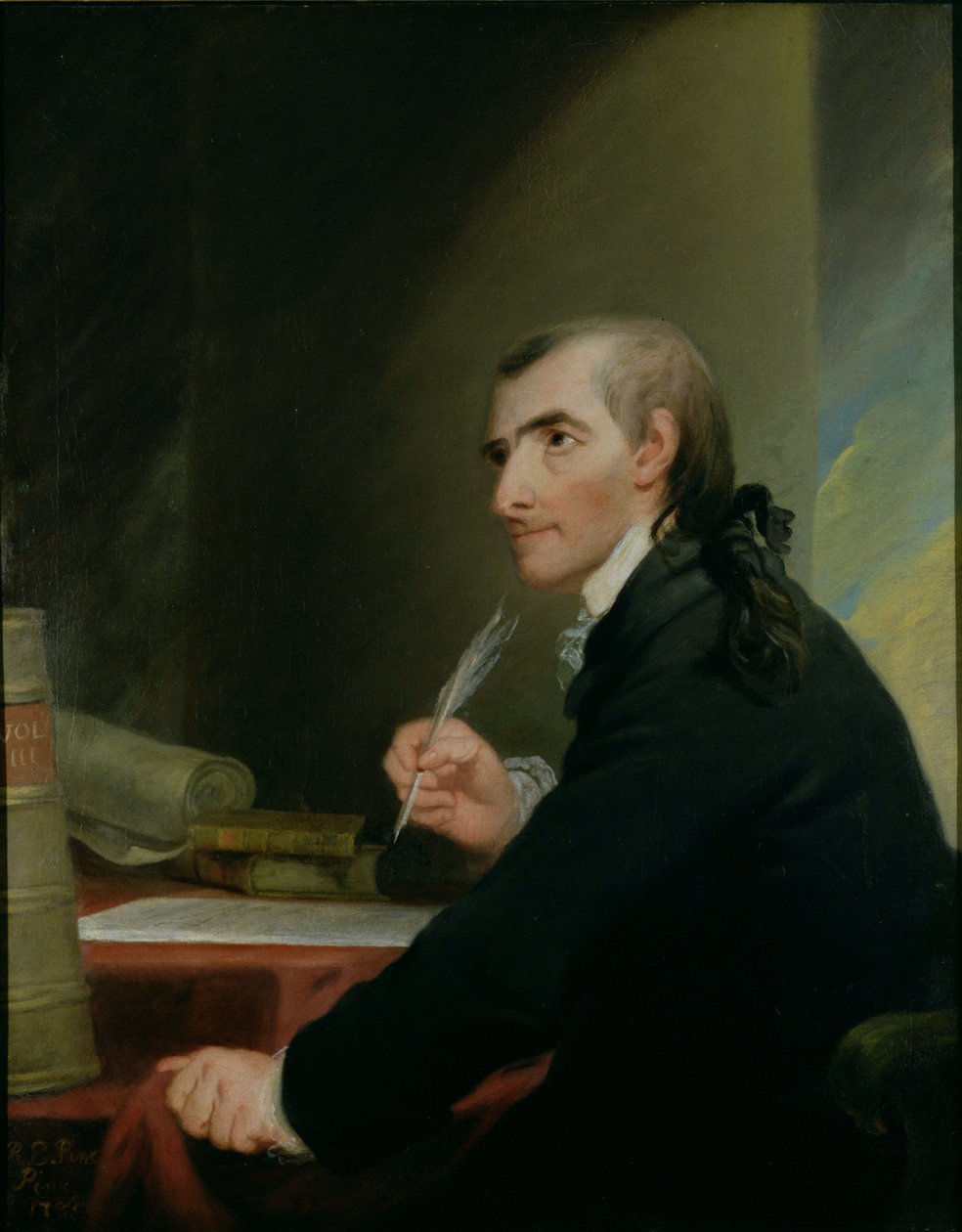 Francis Hopkinson (1738-91) av Robert Edge Pine