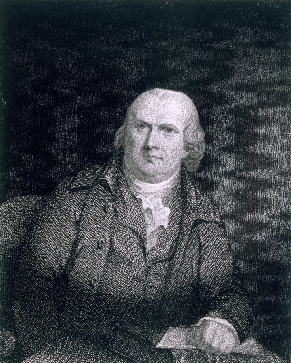Robert Morris (1733-1806) graverad av Thomas B. Welch (1814-74) efter en kopia av originalet av James Barton Longacre (1794-1869) av Robert Edge Pine