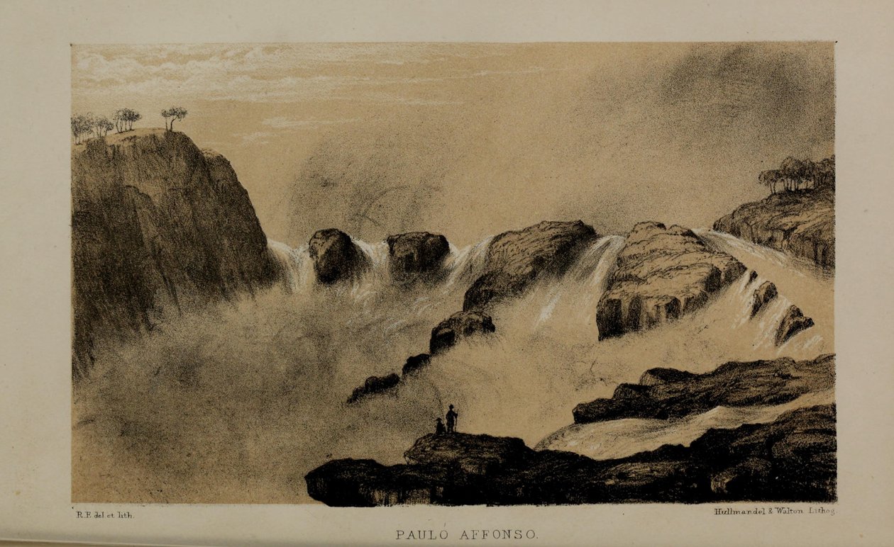Paulo Affonso, akvarellmålning av Robert Elwes (1819–1878), en rik ung brittisk herre från Norfolk av Robert Elwes