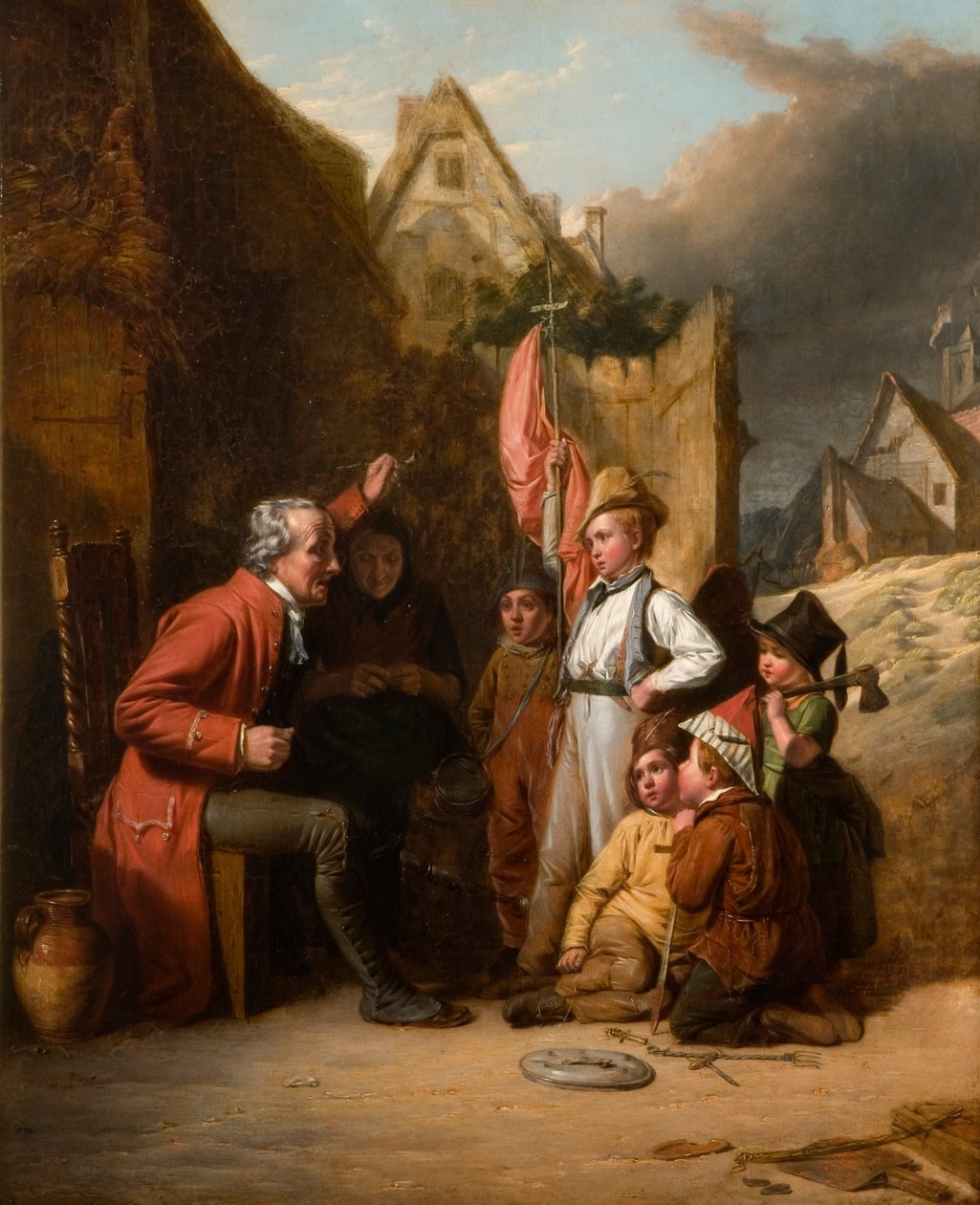 Gamla träben, 1830 av Robert Farrier