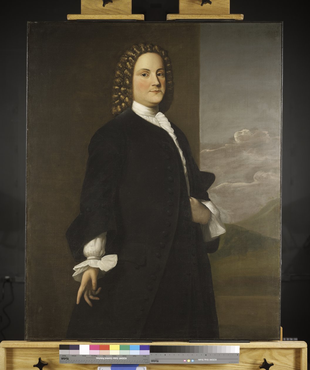 Benjamin Franklin, ca 1746 av Robert Feke