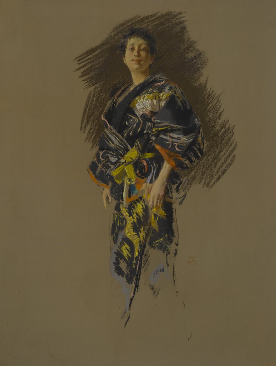 Kvinna i japansk kostym, ca 1882 av Robert Frederick Blum