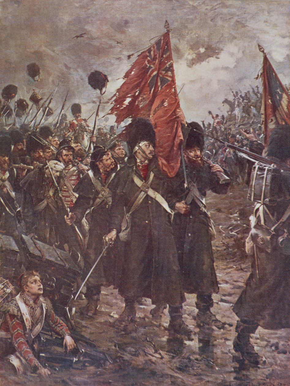 The Guards at Inkerman, 5 november 1854, illustration från 
