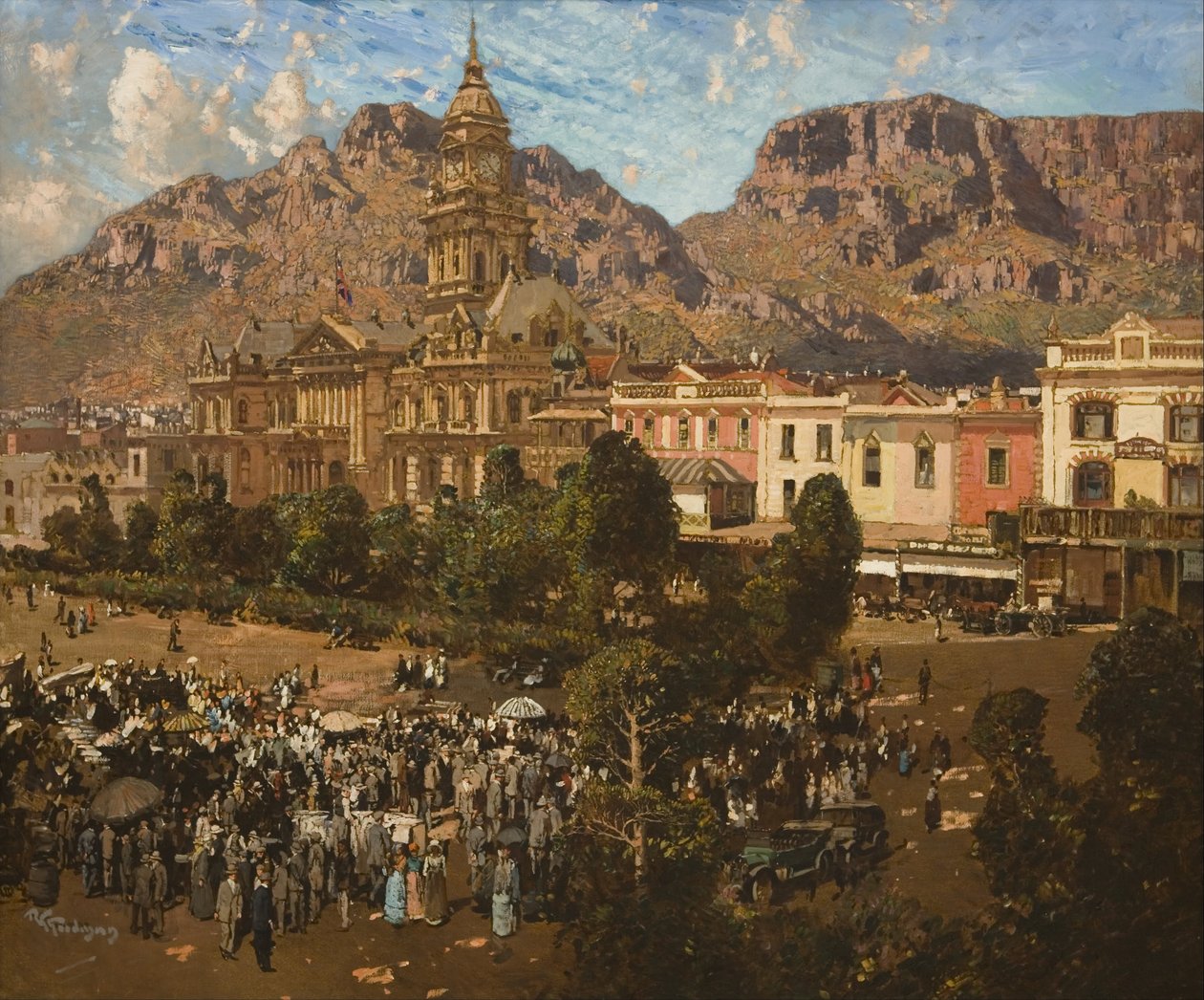 Stadshuset, Kapstaden 1917 av Robert Gwelo Goodman