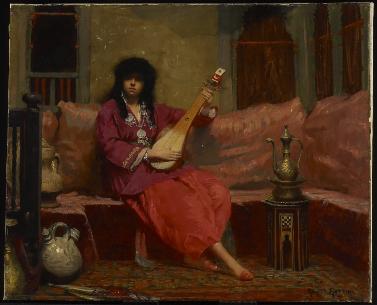A North African Interior, c.1887 av Robert Harris