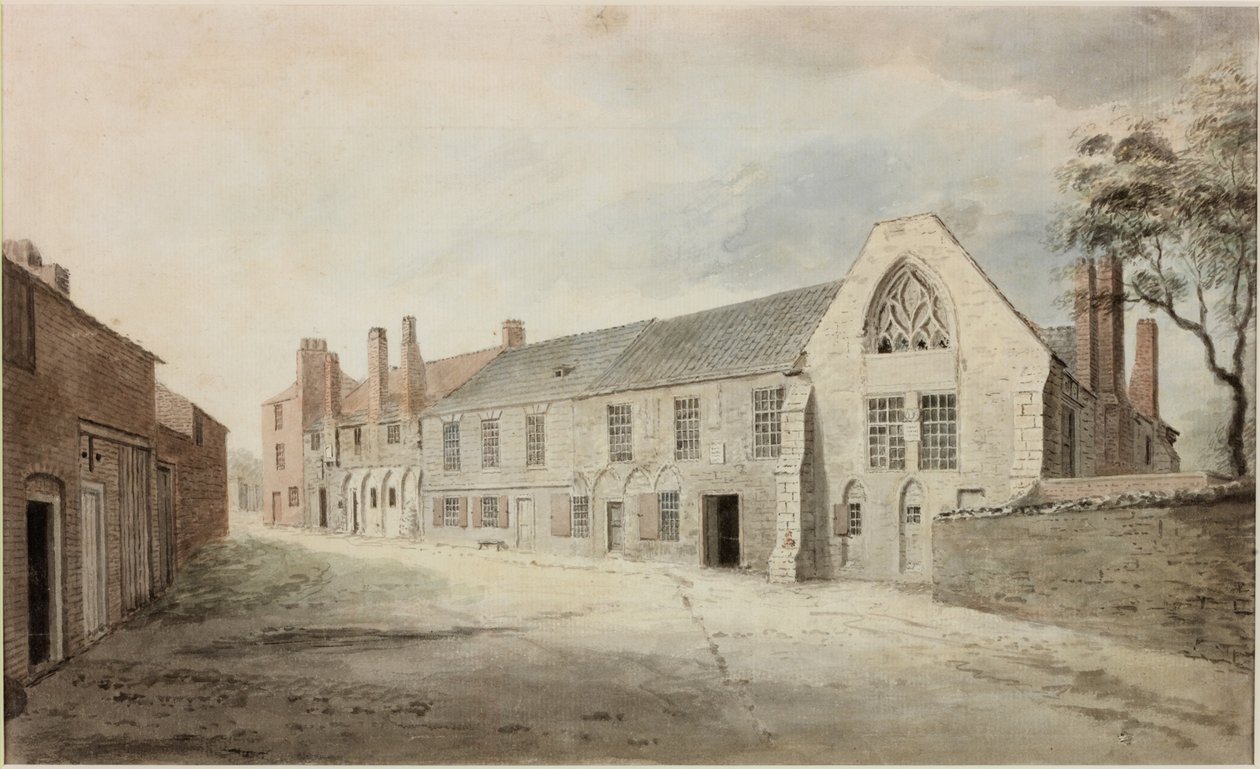 Black Friars (bläck och wc på papper) av Robert Johnson