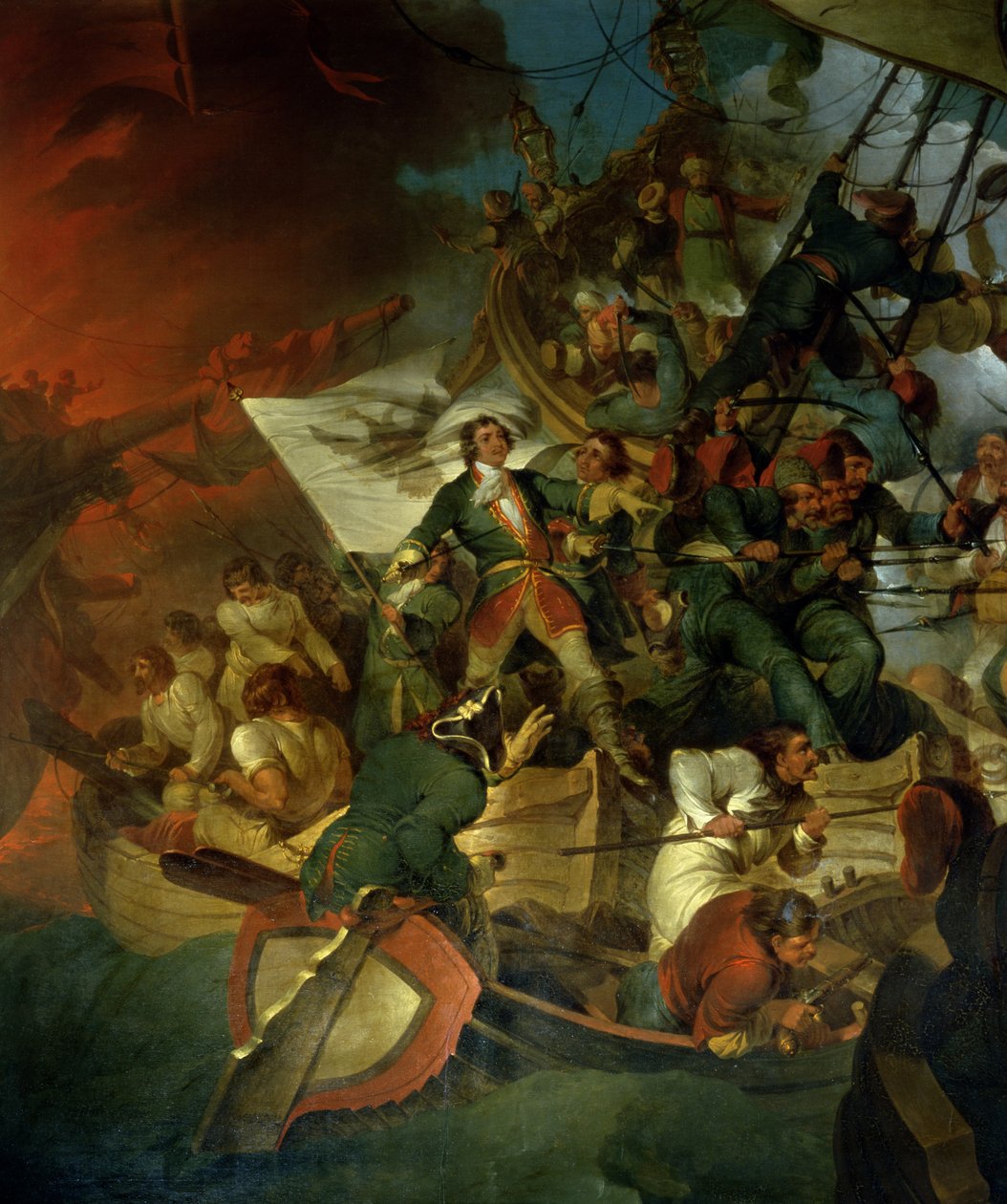 Erövring av Azov, 18 maj 1696 av Robert Kerr Porter