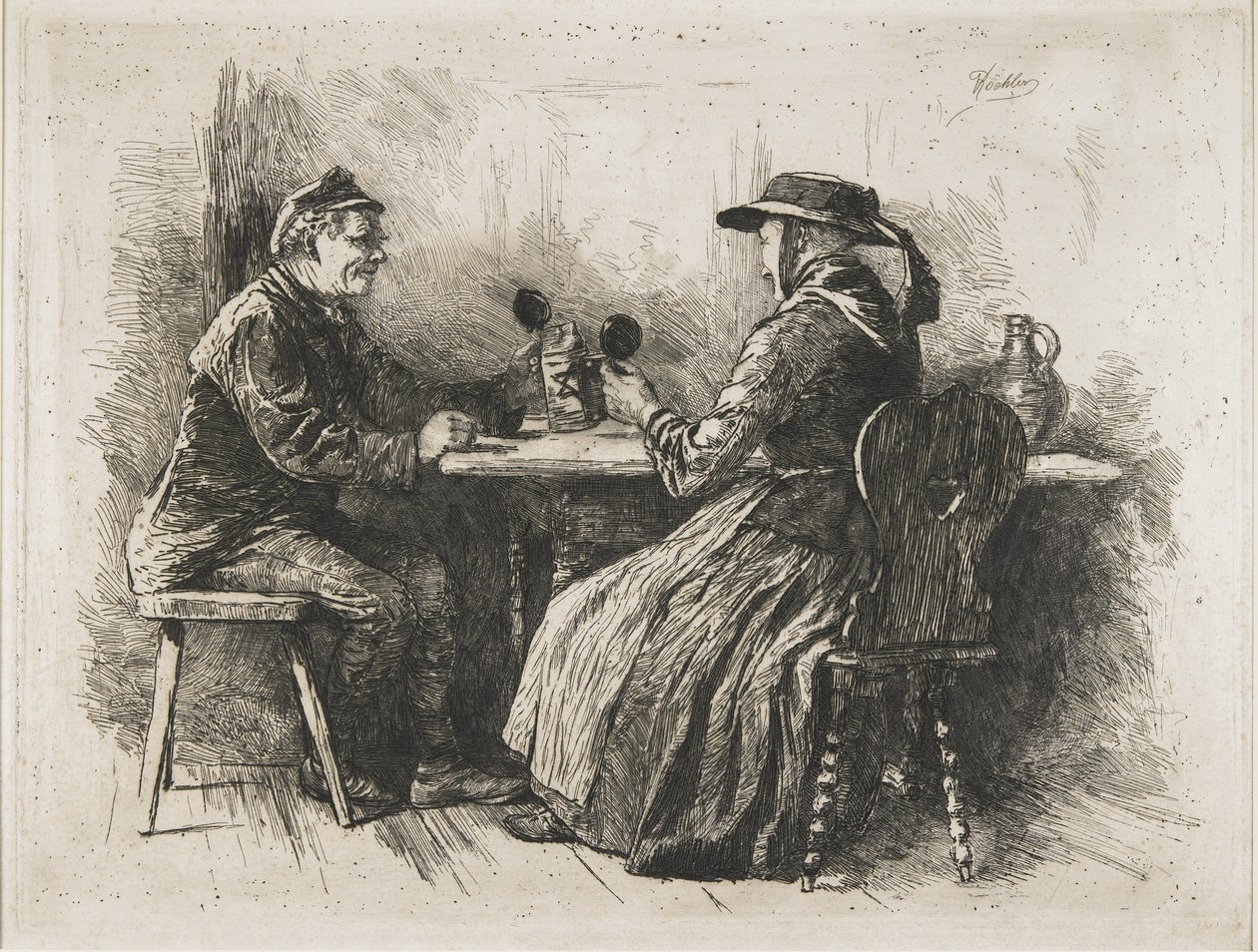 Frågar!, 1886 av Robert Koehler