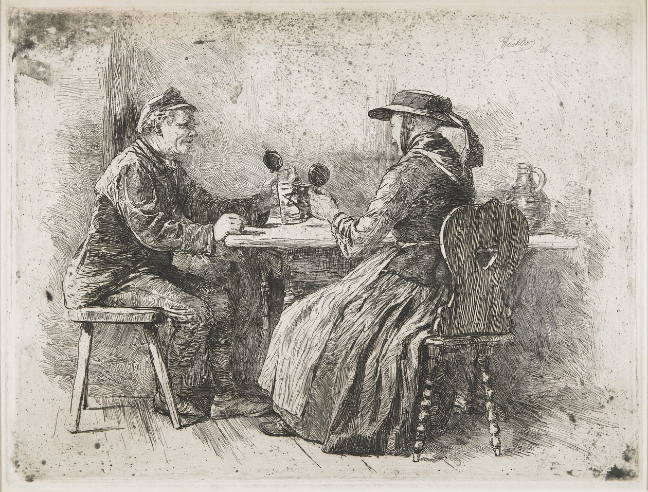 Frågar!, 1886 av Robert Koehler
