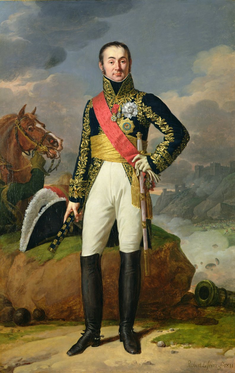 Nicolas-Charles Oudinot (1767-1847) hertig av Reggio och marskalk av Frankrike, 1811 av Robert Lefevre