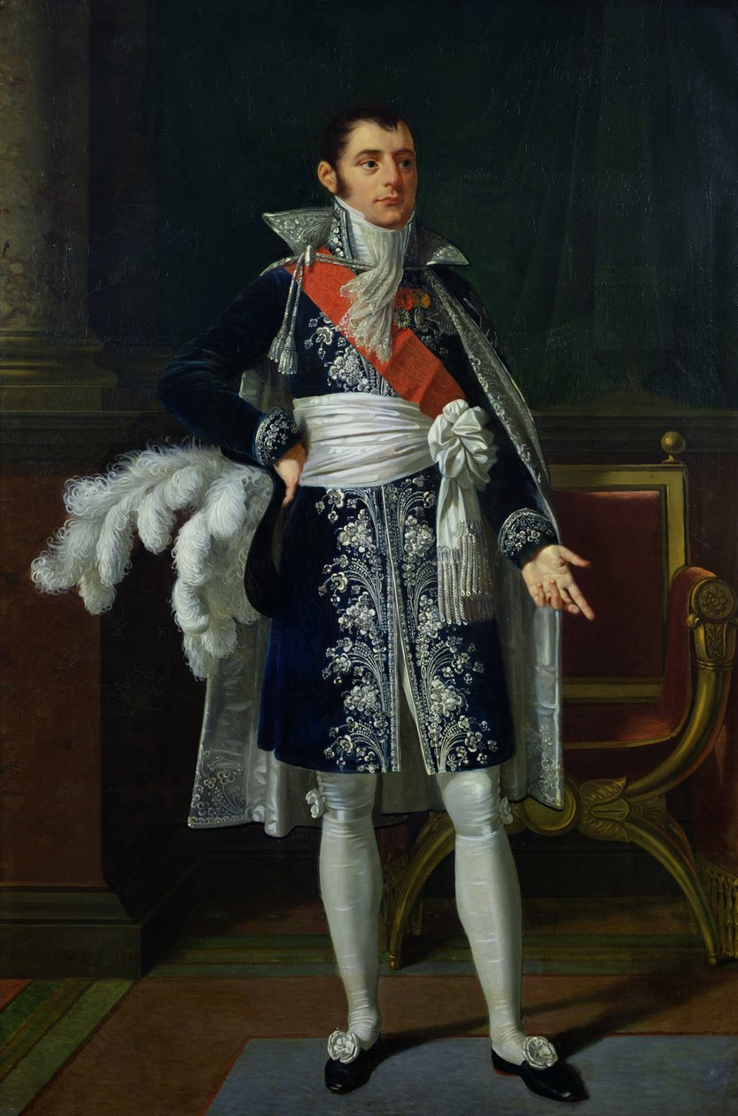 Porträtt av Anne Savary (1774-1833) hertig av Rovigo, 1814 av Robert Lefevre