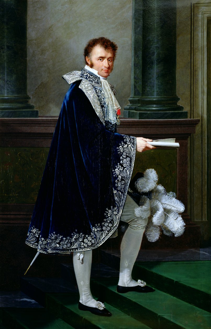 Porträtt av Francois-Nicolas Mollien (1758-1850) 1806 av Robert Lefevre
