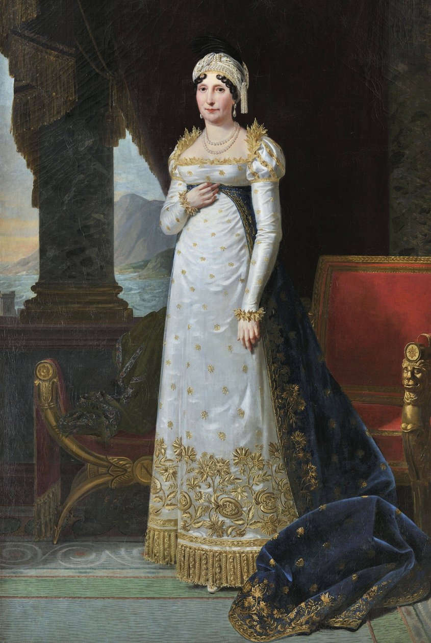 Portrait of Letizia Bonaparte av Robert Lefevre