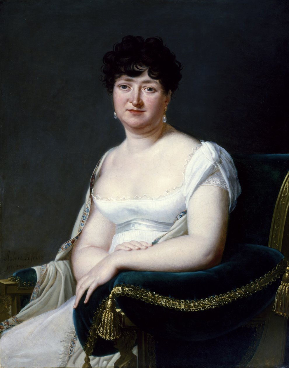 Porträtt av en kvinna, 1807 av Robert Lefevre