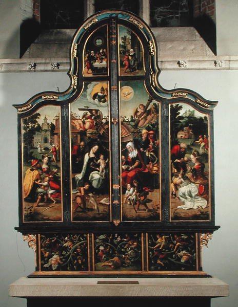 Orgel, ca 1540 (med stängda dörrar) av Robert Moreau