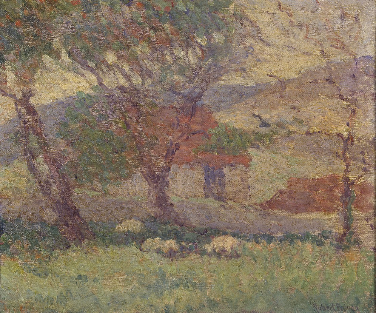 I Downs nära Lewes, 1906 av Robert Polhill Bevan