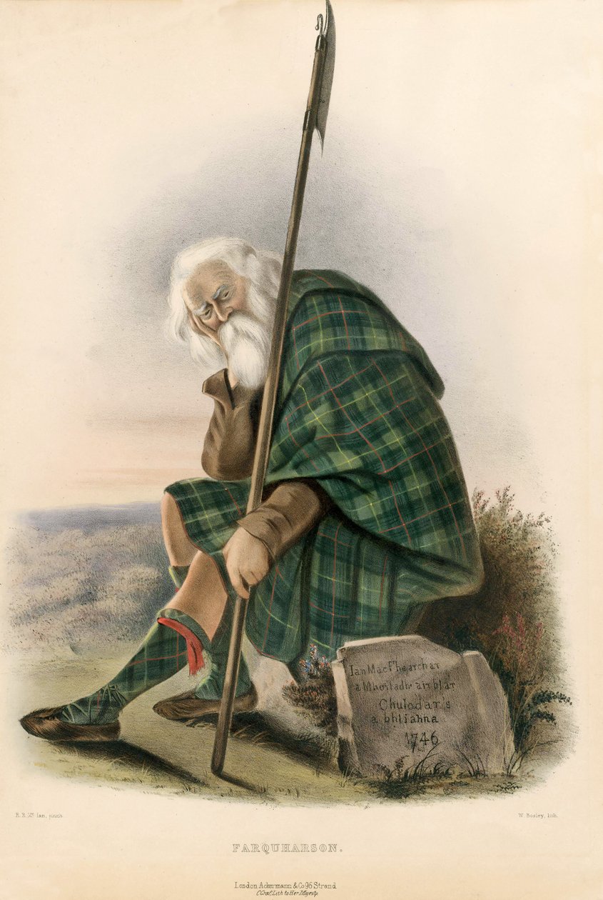 Farquharson, från The Clans of the Scottish Highlands, pub.1845 av Robert Ronald McIan