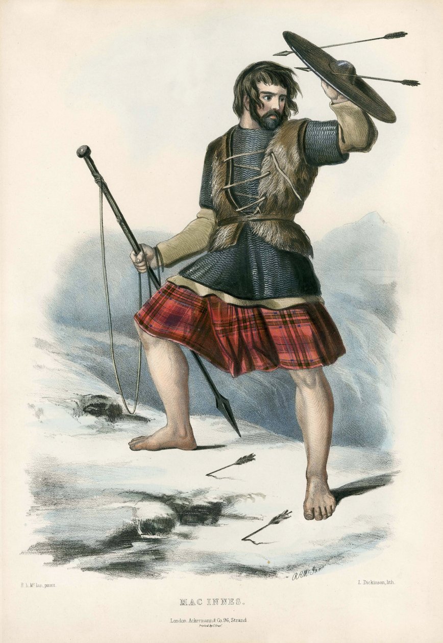 Mac Innes, från The Clans of the Scottish Highlands, pub.1845 av Robert Ronald McIan
