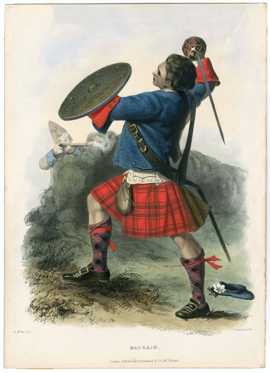 Macbain, från The Clans of the Scottish Highlands, pub.1845 av Robert Ronald McIan