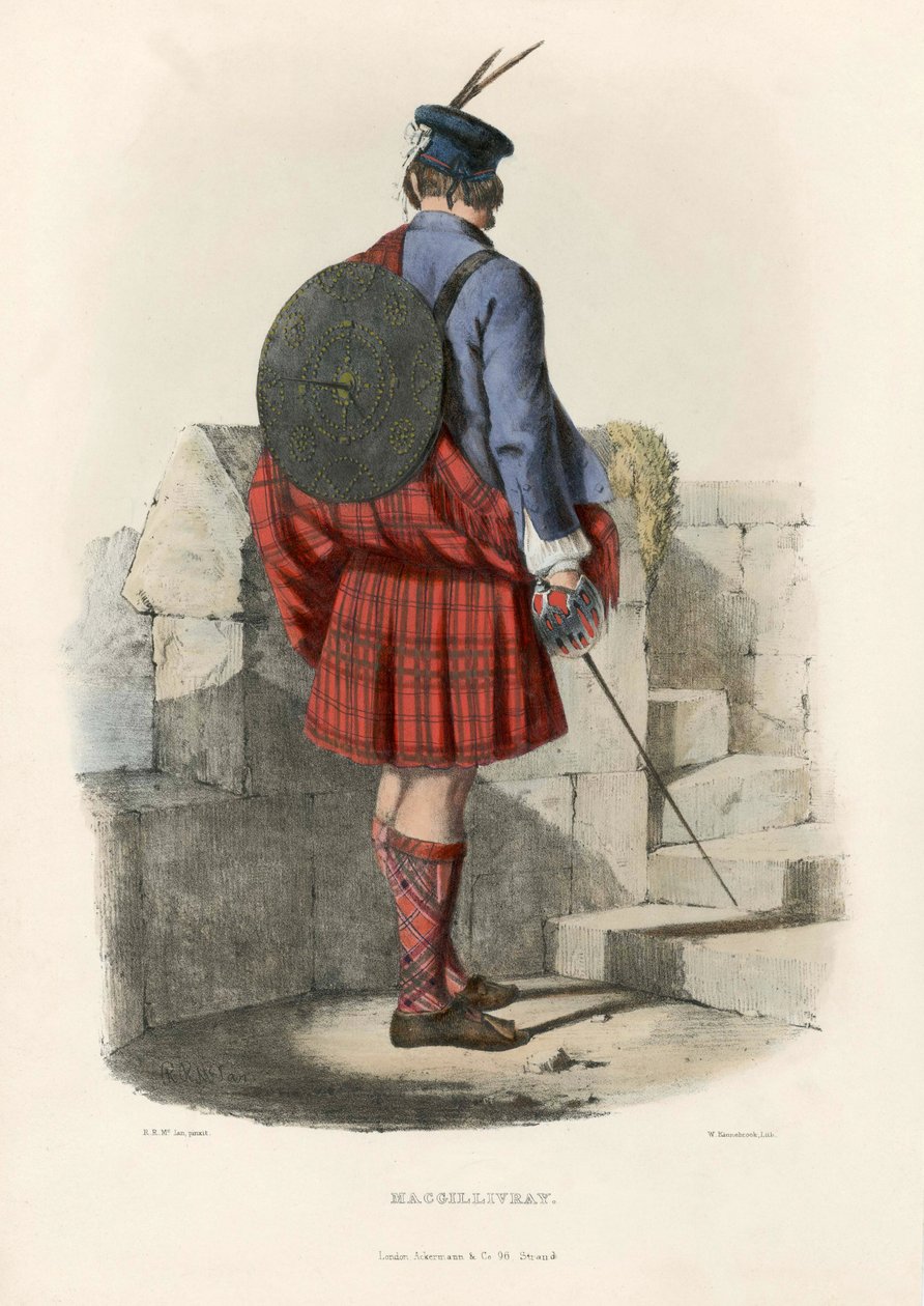 Macgillivray, från The Clans of the Scottish Highlands, pub.1845 av Robert Ronald McIan