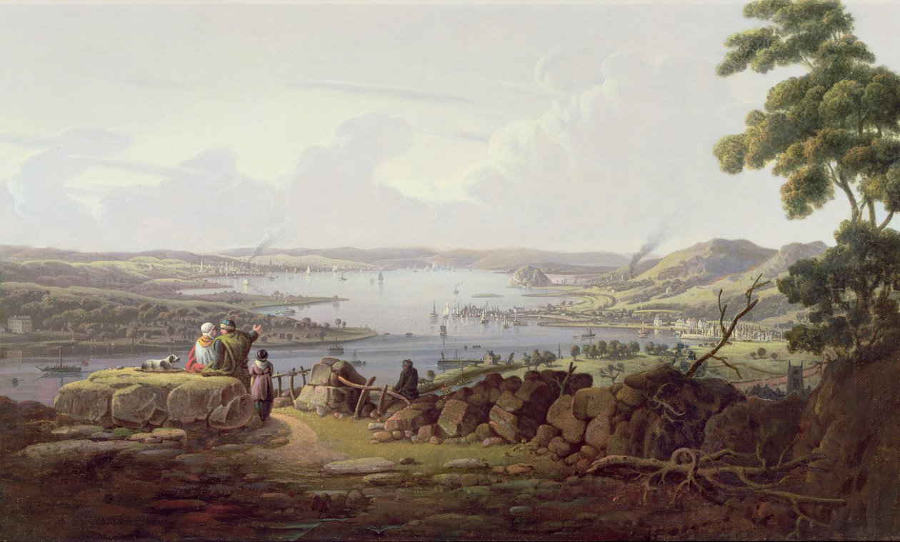 Vaaiga i Greenock, Sikotilani av Robert Salmon