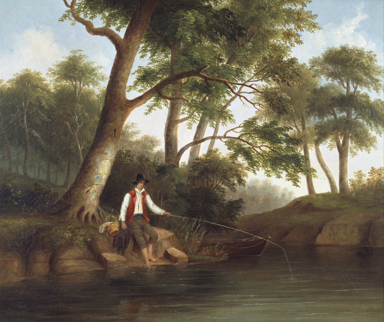 Man fiske av Robert Scott Duncanson