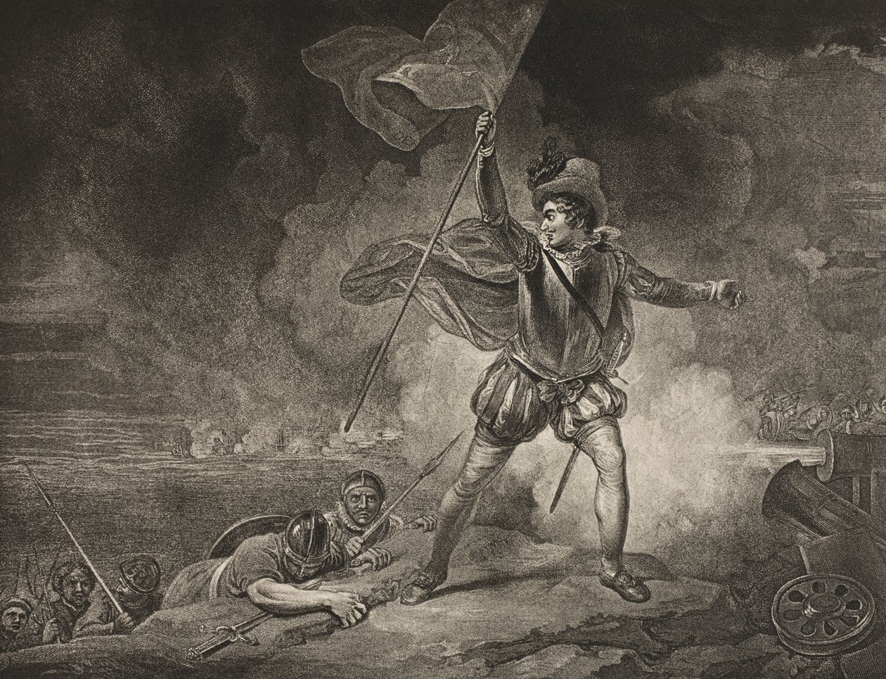 The Seven Ages of Man, Fourth Age, Act II, Scene VII, från 