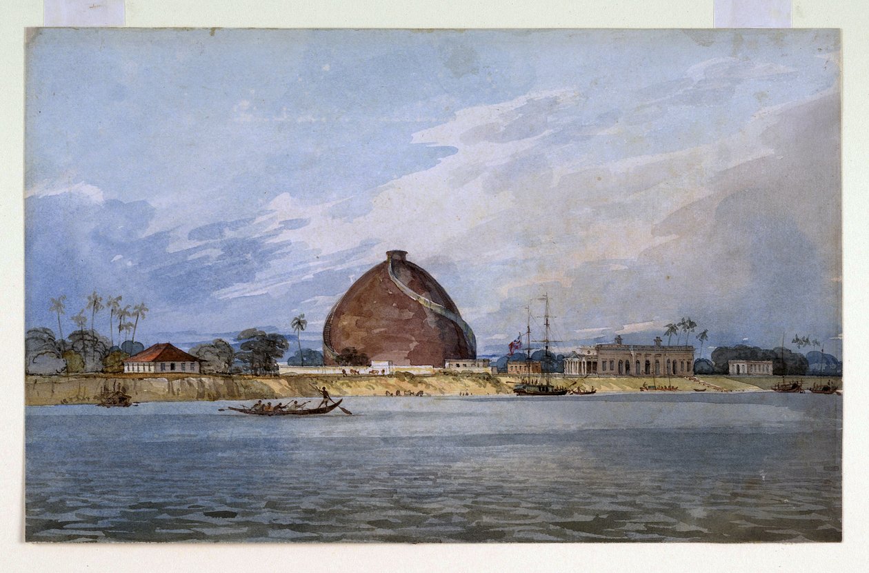 Golghar i Bankipur, nära Patna, 1814-15 av Robert Smith