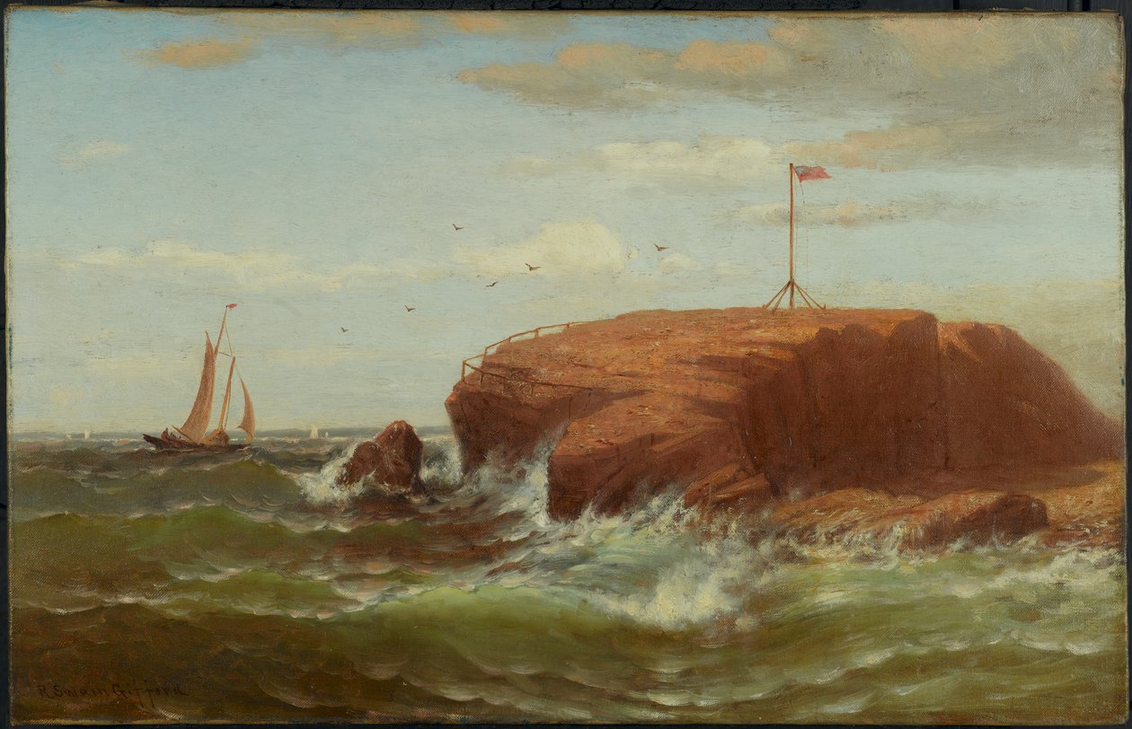 Seconnet Rock, New Bedford, Massachusetts, ca 1865 av Robert Swain Gifford