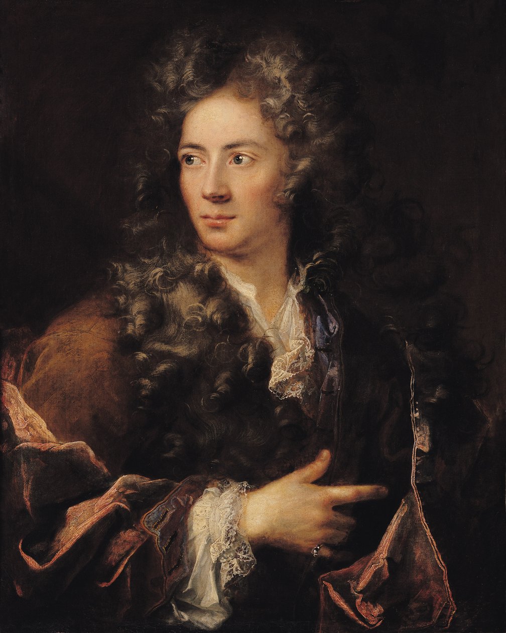 Porträtt av Gerard Audran (1640-1703) av Robert Tournieres