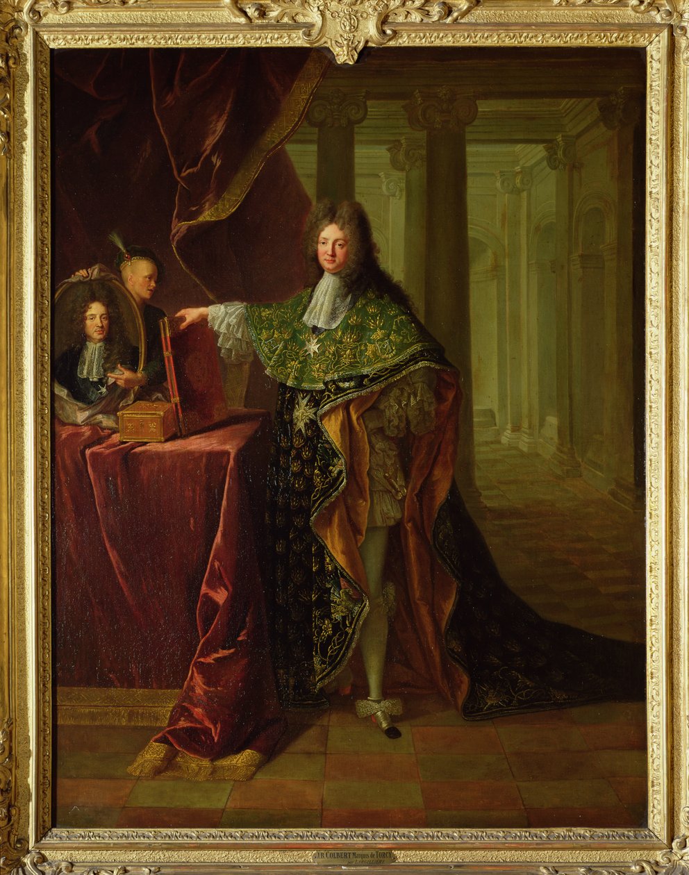 Porträtt av Jean-Baptiste Colbert, markis de Torcy (1655-1746) av Robert Tournieres