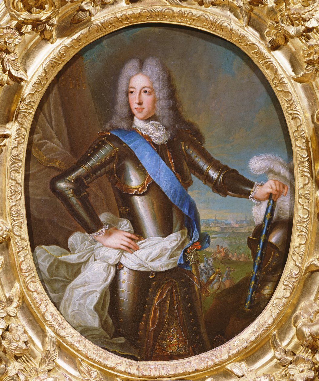 Porträtt av Louis-Henri de Bourbon, prins av Condé av Robert Tournieres