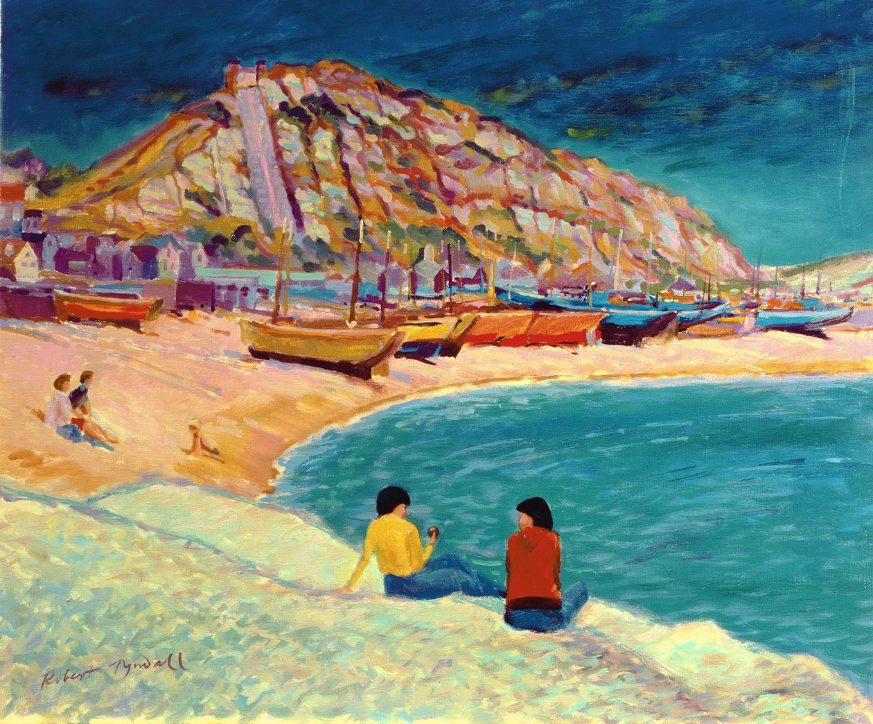 Hastings: strandscen av Robert Tyndall