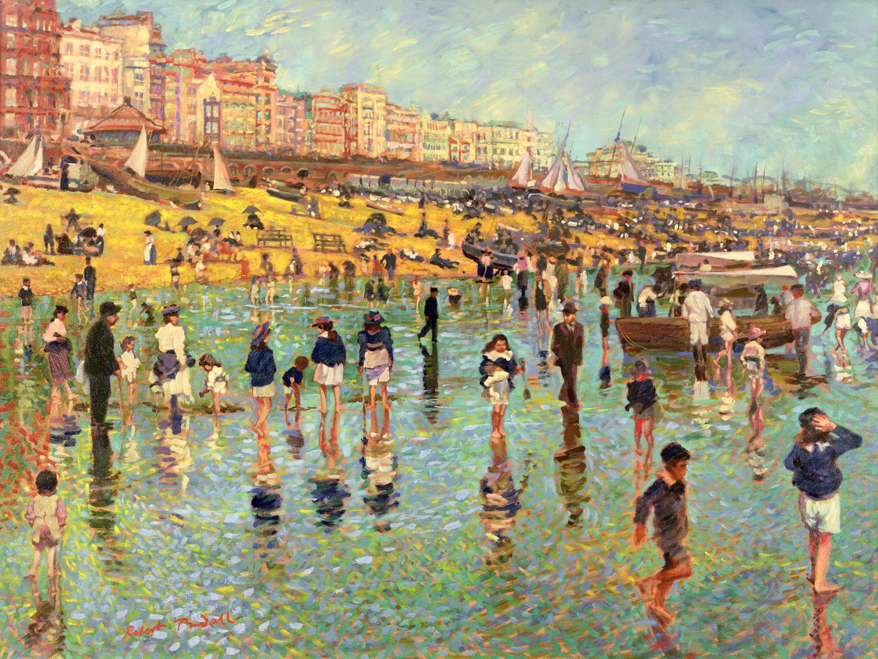 Passerar tiden på Brighton Beach av Robert Tyndall