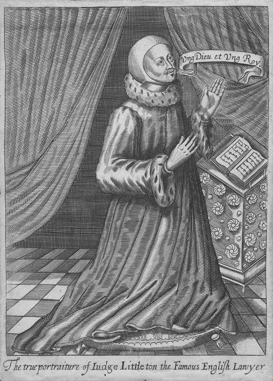 Jaji Thomas Littleton, 1628 swed av Robert Vaughan