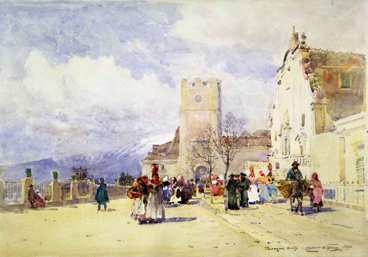 Taormina, Sicilien, 1896 av Robert Weir Allan