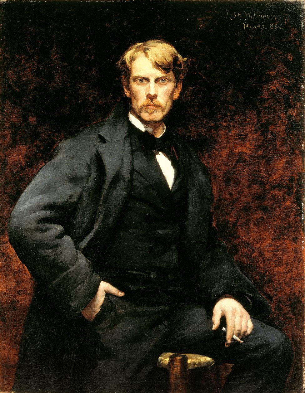Porträtt av John Severinus Conway (1852-1925) 1883 av Robert William Vonnoh