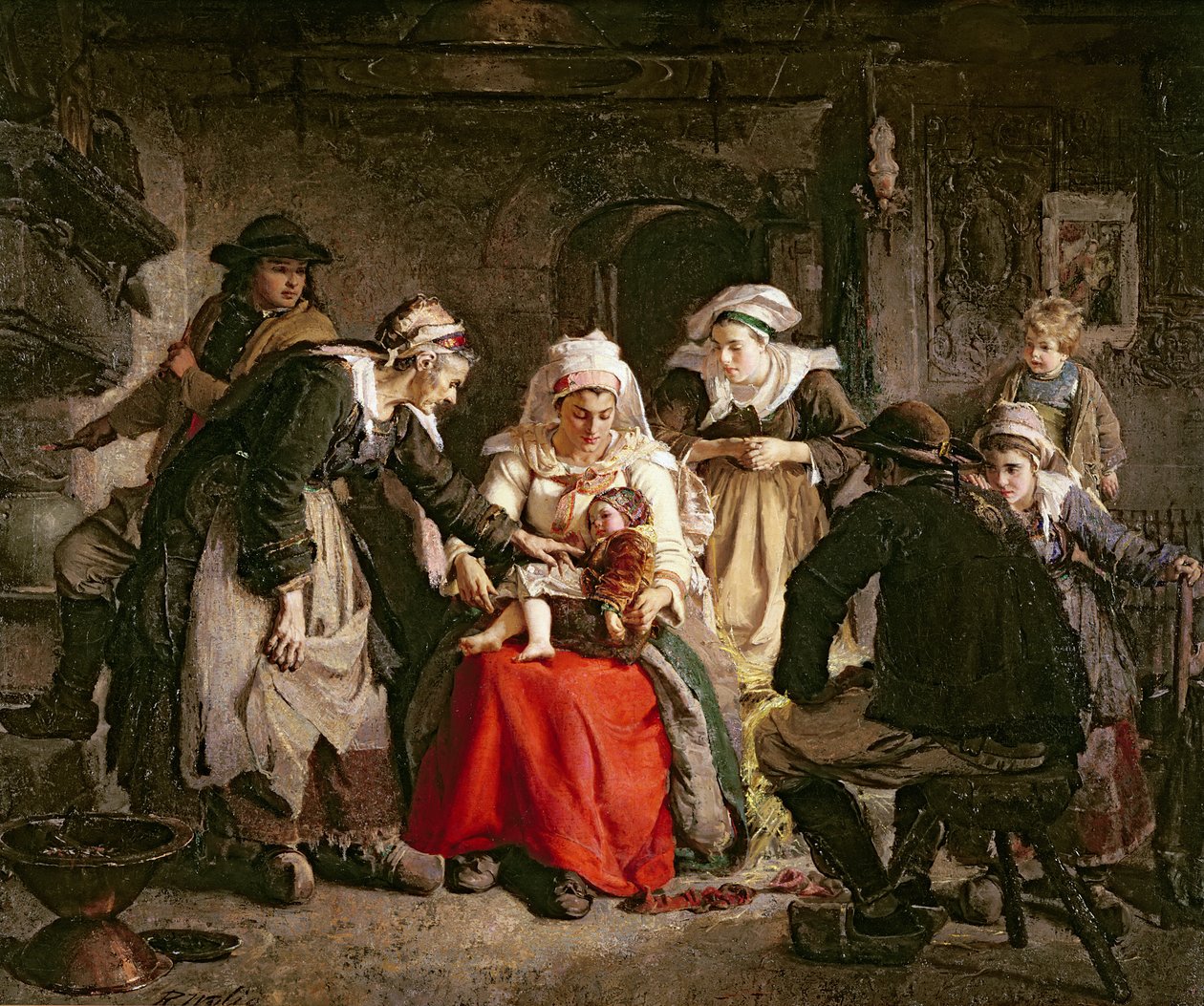 En bretonsk trollkvinna, 1872 av Robert Wylie