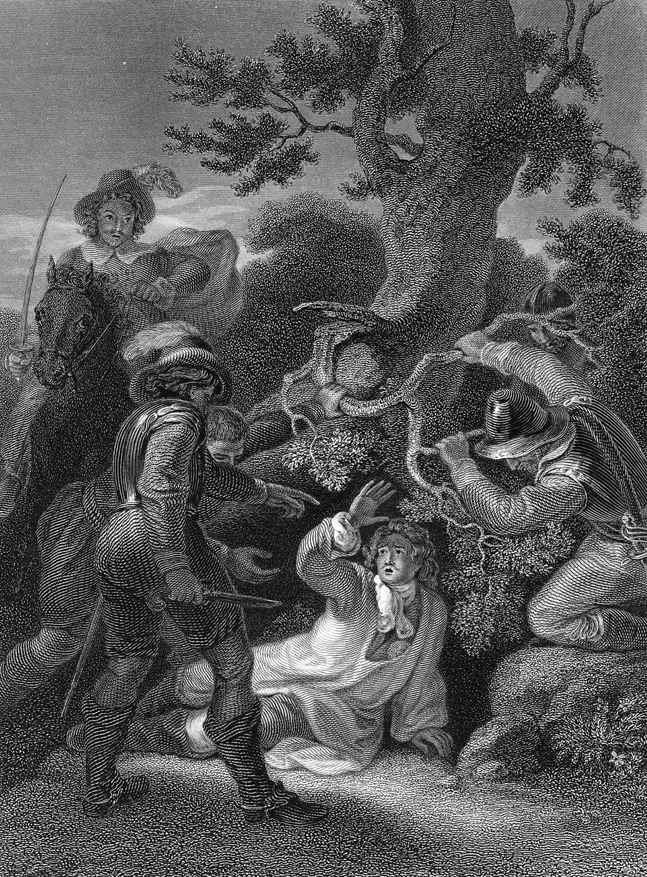 James hertig av Monmouth, oäkta son till Karl II (gravyr) av Robert (after) Smirke