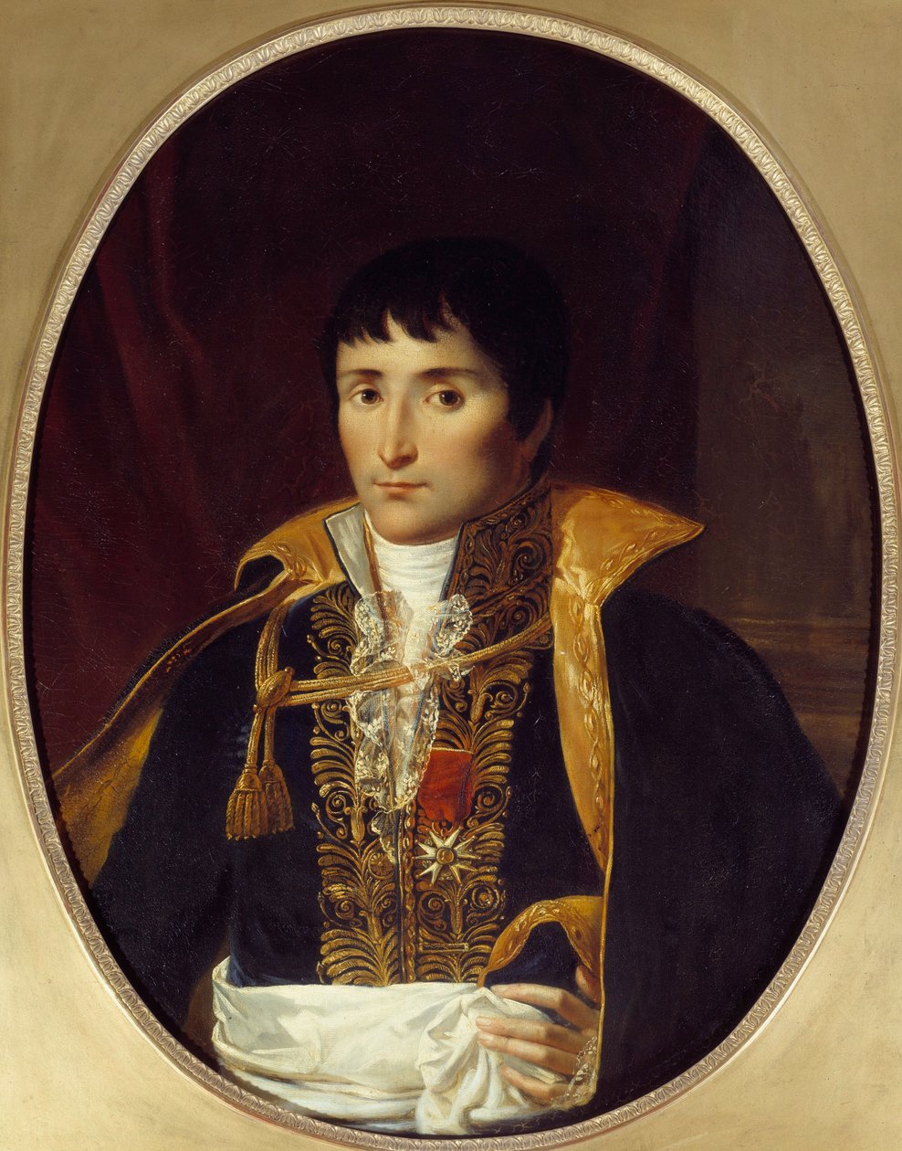 Porträtt av Lucien Bonaparte (1775-1840). Målning tillskriven Robert Lefevre (1755-1830) Malmaison från 1800-talet, musee du chateau - Porträtt av Lucien Bonaparte (1775-1840). Målning tillskriven Robert Lefevre (1755-1830) av Robert (attr. to) Lefevre