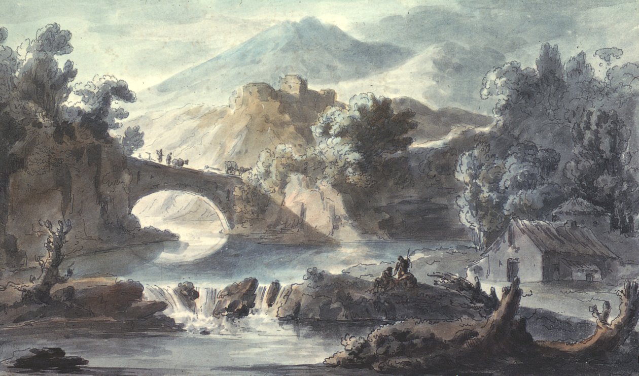 Romantiskt landskap av Robert Adam