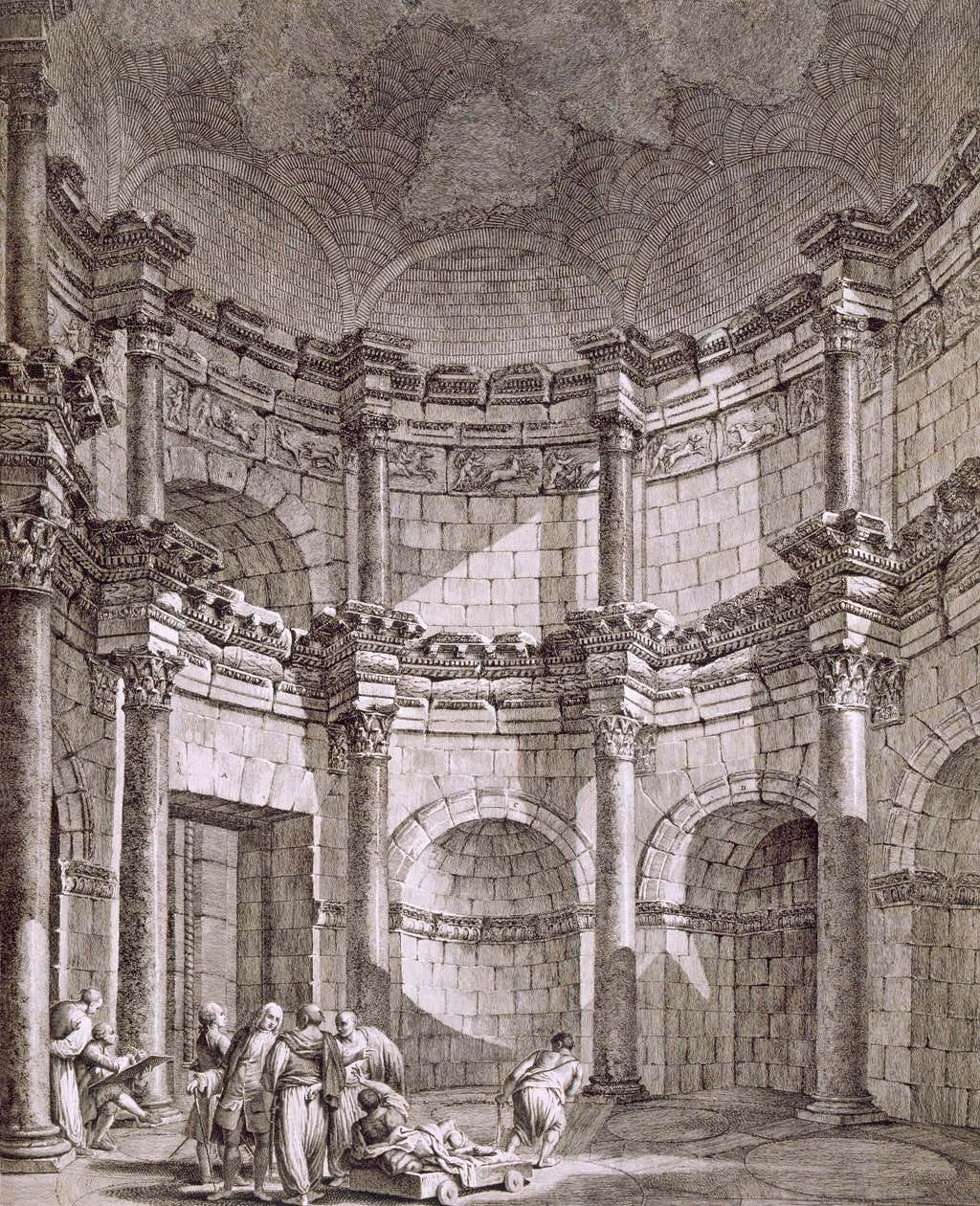 Jupiters tempel, pub. 1764. av Robert Adam