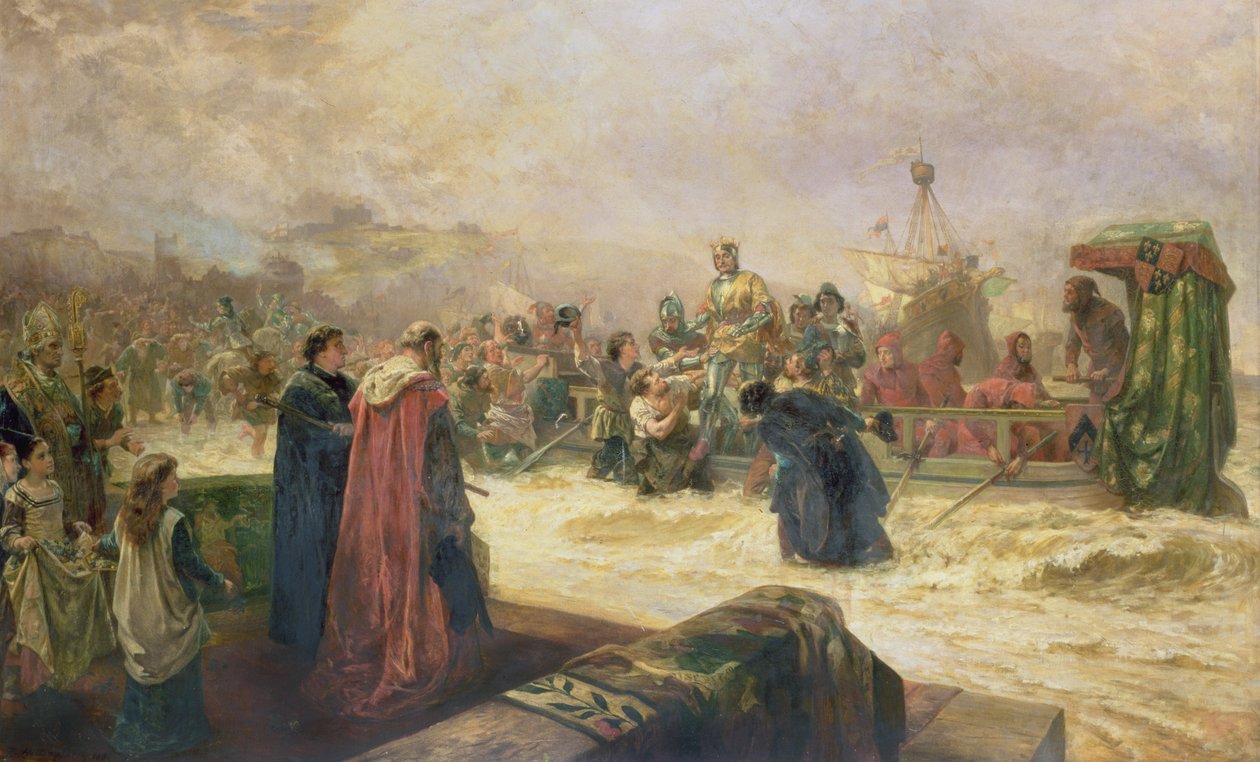Englands Välkommen till Henry V av Robert Alexander Hillingford