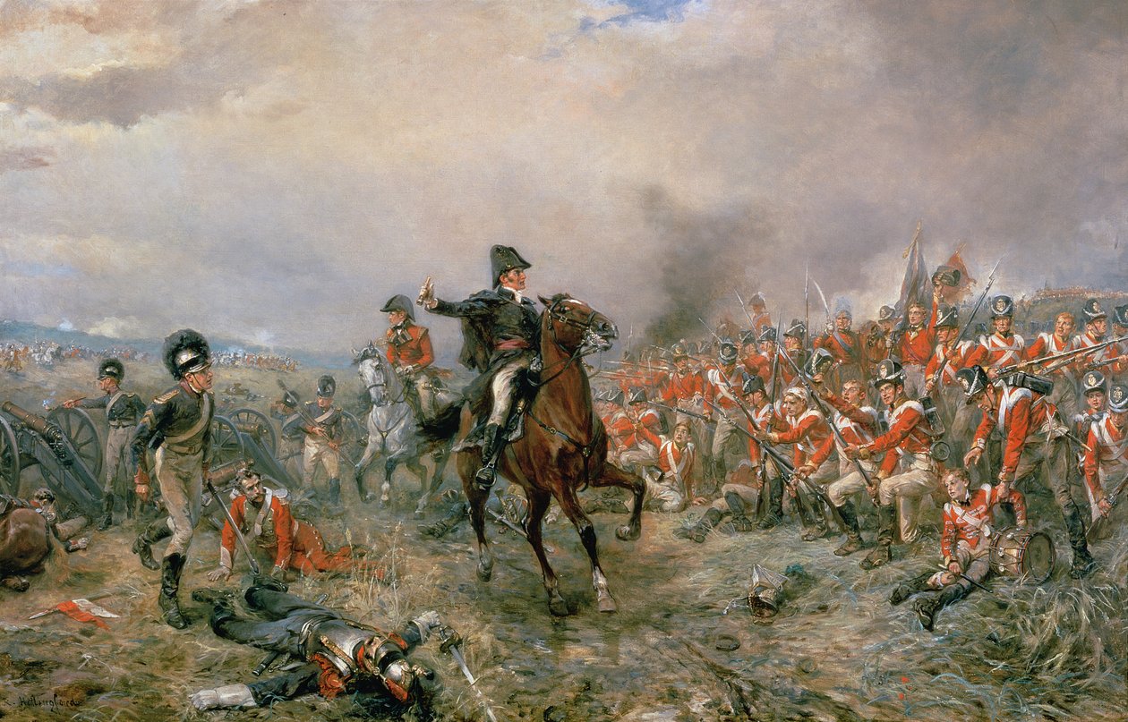 Hertigen av Wellington vid Waterloo av Robert Alexander Hillingford
