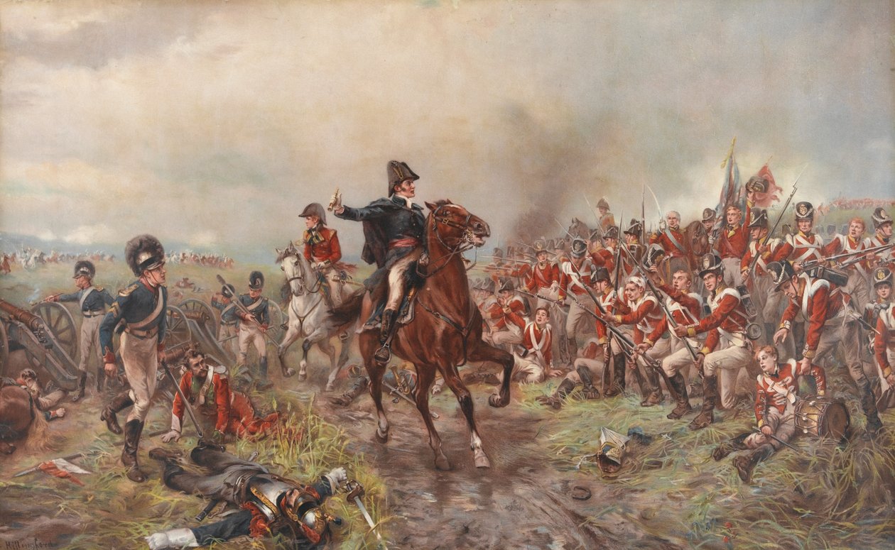 Wellington vid Waterloo av Robert Alexander Hillingford
