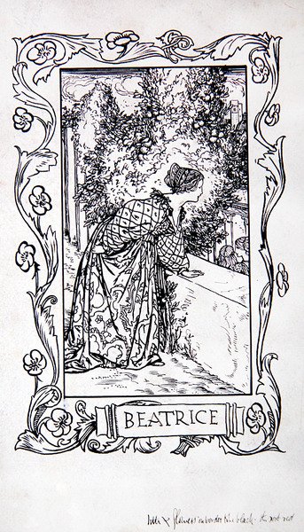Beatrice, från Shakespeares hjältinnor av Anna Murphy Jameson av Robert Anning Bell