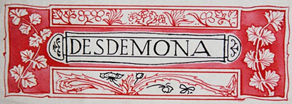 Desdemona, från Shakespeares hjältinnor av Anna Murphy Jameson av Robert Anning Bell